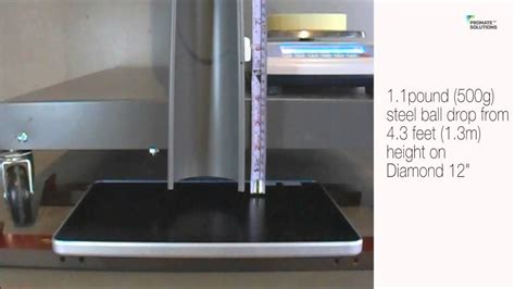 u tube steel banding drop test|drop testing procedures.